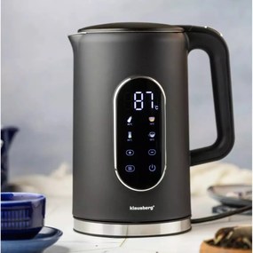 Fierbator de apa 1.7 L Klausberg KB7891 negru-argintiu