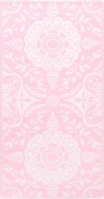vidaXL Covor de exterior, ARAKIL roz, 80x150 cm, PP