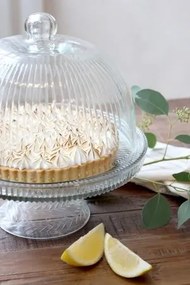 Bol decorativ pentru servire, stil mediteranean, decor lămâi, din lemn de mango, „Tours”