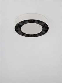 Plafoniera LED exterior moderna IP65 CONVEX alb D-17,6cm