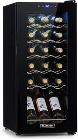 Klarstein Shiraz 18 Uno, frigider pentru vin, 50 litri, 18 sticle, panou de control tactil, 5-18°C