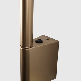 Brilagi -LED Aplică de perete cu spot VIXON LED/3W/230V + LED/5W, finisaj bronz, CRI 90