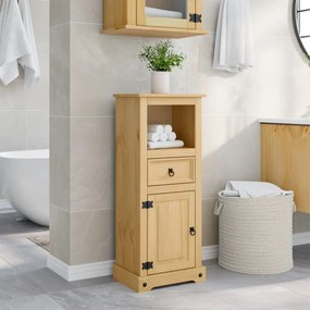 vidaXL Dulap de baie „Corona”, 45x33x110 cm, lemn masiv de pin