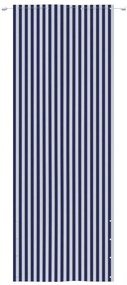 Paravan de balcon,albastru si alb, 80 x 240 cm, tesatura oxford Albastru si alb, 80 x 240 cm