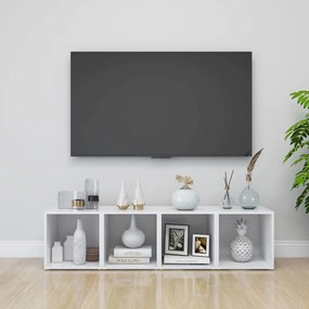 Comoda TV, alb, 37x35x37 cm 1, Alb