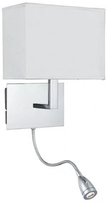 Aplica moderna eleganta cu reader Led Wall crom 6519CC SRT