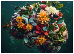 Tablou pe sticlă - Motivul (70x50 cm)