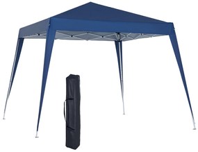 Outsunny Foisor Pliabil 2.4x2.4m, Foisor de Gradina Structura