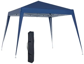 Outsunny Foisor Pliabil 2.4x2.4m, Foisor de Gradina Structura