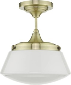 Där Lighting CAD0175 -Lustră aplicată pentru baie CADEN 1xE27/60W/230V IP44 alamă