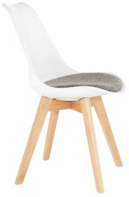 Scaun Culoare Alb / Maro, DAMARA