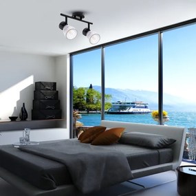 Spot BEST 2xE14/40W/230V negru