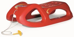 Sanie din plastic Rolly Toys roșu, 45 x 96 cm