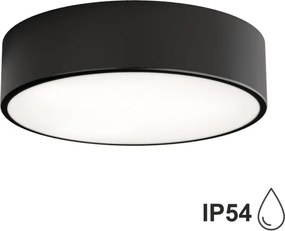 Brilagi - LED RGBW plafonieră de baie dimabilă CLARE 2xE27/9W/230V IP54 Wi-Fi neagră
