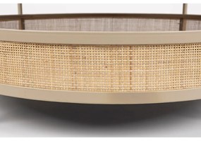 Măsuță de cafea bej/în culoare naturală rotundă ø 80 cm Makoto – White Label