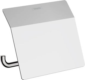 Suport hartie igienica cu protectie crom Hansgrohe AddStoris