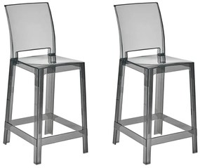 Set 2buc scaune tip bar Worpenza (negru) . 1076579