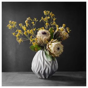 Vază din porțelan Morsø Flame, înălțime 23 cm, alb