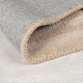 Covor bej țesut manual din lână 160x230 cm Zen Rectangles – Flair Rugs