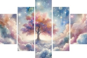 Tablou – Arborele vieții printre nori (150x105 cm)
