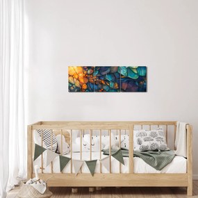 Tablou - Mozaic de sticlă (cu ceas) (90x30 cm)