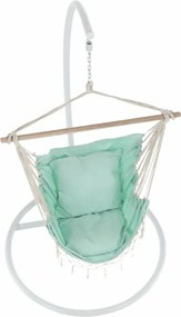 Fotoliu balansoar suspendabil, neo mentă, OFRAME