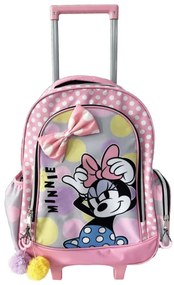 Disney Minnie Bowtastic ghiozdan cu roți, geantă 46 cm