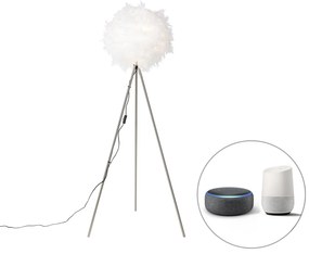 Lampă de podea romantică inteligentă albă cu Wifi A60 - Feather