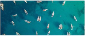 Tablou - Sailboats (120x50 cm)