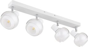 Globo 54309-4W - Spot TOKKI 4xE14/40W/230V alb