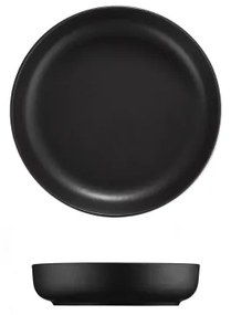 Set de masă 18 piese negru/porțelan