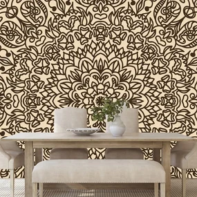 Tapet autoadeziv ornament cu motiv floral