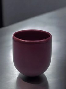 Pahar Cafea NOVUM 250ml Imperio Dark Purple (Mov Inchis Imperial Lucios) Gresie Ceramica Glazurata Manual