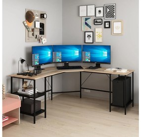 Masă PC Powerfull (negru + dore). 1102479