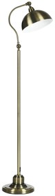 HOMCOM Lampadar de camera cu abajur ajustabil, intrerupator la picior 42 x 25,5 x 152 cm ton de alama | Aosom Romania