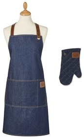 Set cu șorț și mănușă de bucătărie 2 buc. Oxford Denim – Cooksmart ®