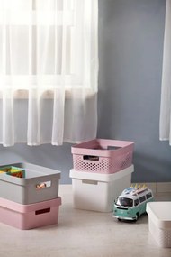Cutie de depozitare INFINITY DOTS 11L - roz