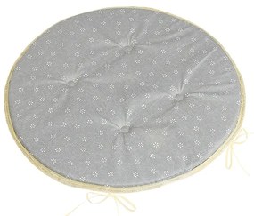 Bellatex Perna Adéla rotundă netedă Floaregonflabilă gri 40 x 40 cm