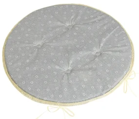 Bellatex Perna Adéla rotundă netedă Floaregonflabilă gri 40 x 40 cm