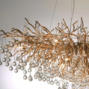 Lustra suspendata design magnific ICICLE alama antic, 75x150cm