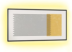 Klarstein Mojave1000 smart, încălzitor inteligent, 2 în 1, Convector cu infraroșu, 120x60cm, 1000W, iluminat RGB