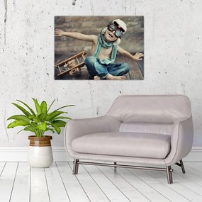 Tablou - Tânăr aviator (70x50 cm)