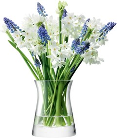 Vază din sticlă Flower Garden Posy, înălțime 13 cm, transparentă, LSA, Handmade