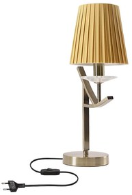 Lampă de masă VITORIA 1xE14/40W/230V galben/alamă