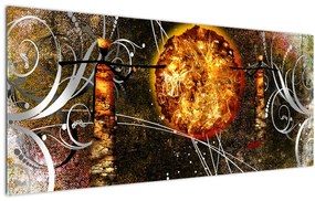 Tablou cu pictură epochală străveche (120x50 cm)