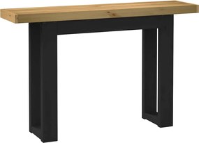 vidaXL Consolă NOAIN Picioare în formă de U lemn masiv de pin