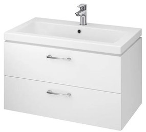 Cersanit S801-149-DSM - Dulap suspendat de baie cu lavoar LARA, 80 cm, alb