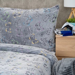 Lenjerie de pat luminoasă din microflanel 4Home Games, 140 x 200 cm, 70 x 90 cm