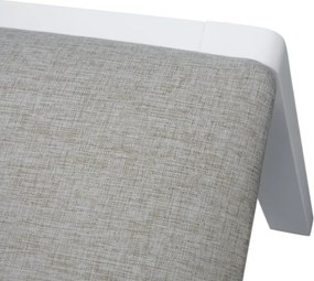 Set de sufragerie 1+4, alb/gri bej, SOMIN