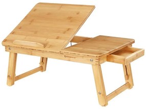 Masă reglabilă pentru pat LAT, pentru laptop/PC, maro